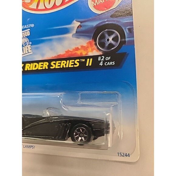 Vintage NEW 1996 Hot Wheels Dark Rider Series II Street Beast Black #401-2of4 - Picture 4 of 7